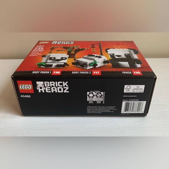 LEGO Brickheadz Chinese New Year Pandas Set 40466 - Picture 7 of 7